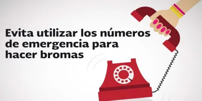 El 911 es para EMERGENCIAS, no hagan bromas