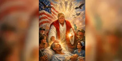 Donald Trump elimina imagen como Jesucristo tras polémica y críticas en redes