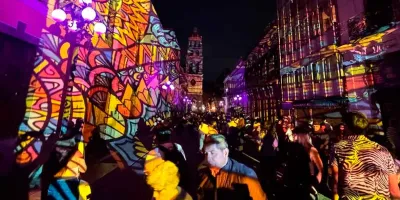 Puebla se llenó de arte, Festival Glow rompe expectativas de asistencia