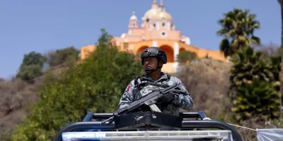 Refuerzan seguridad en San Andrés Cholula por Semana Santa 2026