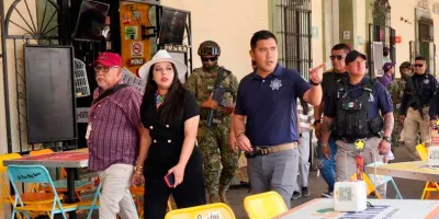 Tonantzin Fernández supervisó recorrido de vigilancia para garantizar saldo blanco en Cholula