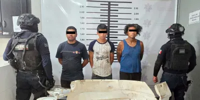 A la cárcel tres criminales por robo de autopartes en Texmelucan