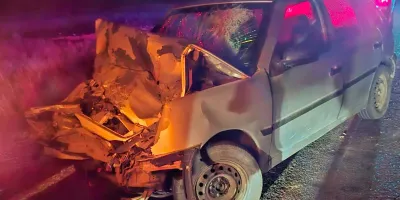 Auto se impactó contra autobús en Serdán; hubo dos muertos 