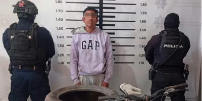 Atrapan a ladrón con historial delictivo en Texmelucan 