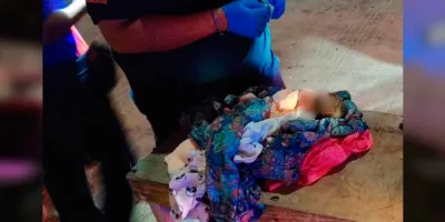 Encuentran dentro de un basurero a un bebé en Cancún 