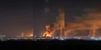 Explosión en Oaxaca: refinería de Pemex bajo fuego tras fuerte estallido