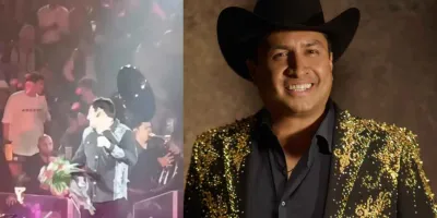 VIDEO. Julión Álvarez recibe golpe en el rostro durante concierto