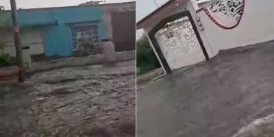 Tormenta provocó inundaciones en Huejotzingo