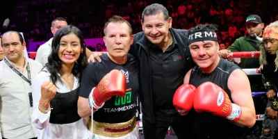 Exitosa pelea con causa entre Chávez y "Travieso" Arce ; refuerza prevención de adicciones