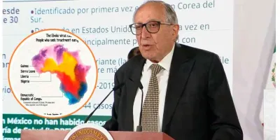 México mantiene alerta epidemiológica por ébola previo al Mundial 2026