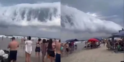 Nube gigante tipo tsunami aparece en Brasil y alarma al mundo