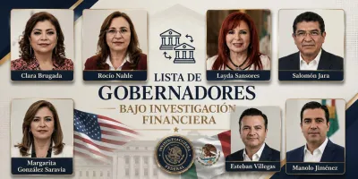 Autoridades de EE. UU. revisan finanzas de siete gobernadores mexicanos ante sospechas de lavado