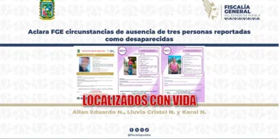 Puebla: localizan a tres personas con reporte de desaparición; descartan delitos