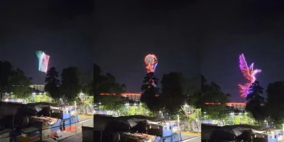 Filtran ensayo del show de drones para el Mundial 2026 en el Estadio Azteca