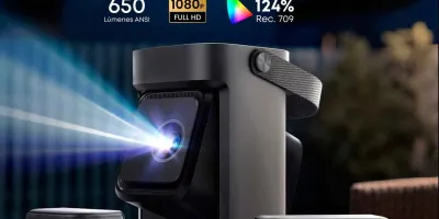 Nebula P1: el proyector portátil con bocinas desmontables que promete una experiencia de cine inmersiva