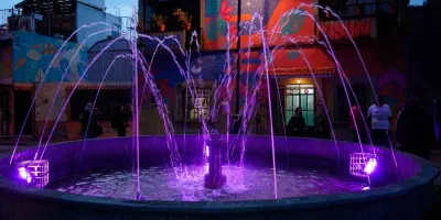 Realiza Gobierno de Pepe Chedraui mantenimiento de fuente en el Parque del Barrio de Xanenetla