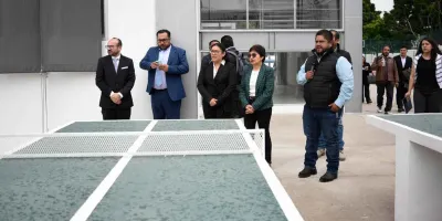 Recorre Lilia Cedillo nueva sede de la preparatoria Emiliano Zapata
