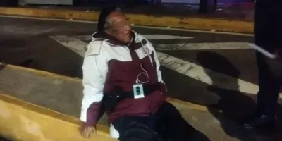 Brutal ataque en el RUTA Puebla deja lesionado a un guardia de la tercera edad