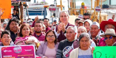 Inicia Pepe Chedraui obras de rehabilitación vial en la Junta Auxiliar de Santa María Xonacatepec