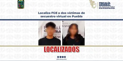 Localiza FGE a dos jóvenes víctimas de secuestro virtual; delincuente operaba vía telefónica