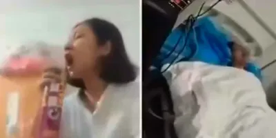 VIDEO. Mujer se traga una cucaracha y se rocía insecticida en la boca; el VIDEO se vuelve viral en redes