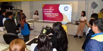 Refuerza Gobierno de Tonantzin Fernández acciones de prevención de la extorsión en el sector comercial