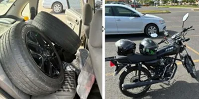 Vendían llantas robadas en Facebook Marketplace; los capturan en Lomas de Angelópolis