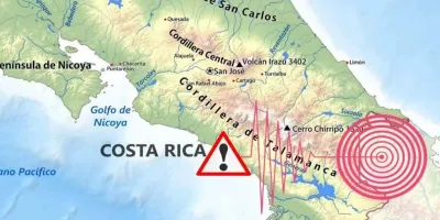 Fuerte SISMO sacude Costa Rica y desata una cadena de más de 60 réplicas