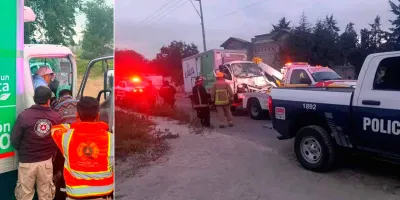 Accidente en Tlachichuca dejó prensado a trabajador de Lala 