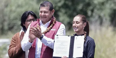 Sheinbaum reforesta Puebla con meta de 6.6 millones de árboles