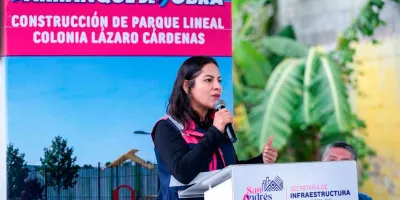 Inicia Lupita Cuautle construcción de Parque Lineal en la colonia Lázaro Cárdenas