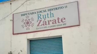 Por amenazas, la diputada Ruth Zárate cierra las puertas de su oficina en Tecamachalco