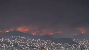 Incendios forestales amenazan al Parque Nacional El Veladero de Acapulco