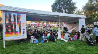 Niños de Cuetzalan presentes en el Festival “ReVuelo Revoltoso” en la CdMx