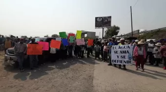 Respaldó gobierno estatal pozo que impiden construir en Xoxtla, Coronango y Tlaltenango