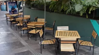 Una ocurrencia el proyecto "mesas y sillas" en restaurantes de la Juárez