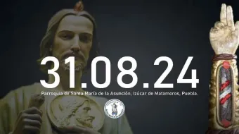 Llegará la reliquia de San Judas Tadeo a Izúcar, el 31 de agosto