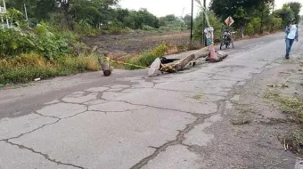 Tras intensas lluvias colapsa puente que une a Chietla con Tecolacio