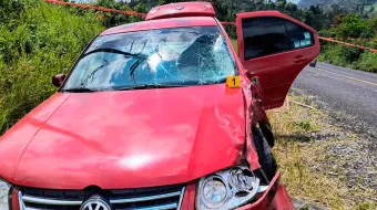 Motocilistas arrollados en Tlaola, hubo un muerto; el culpable huyó