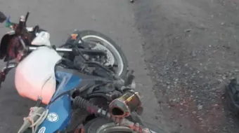 Motociclista derrapó y murió en la carretera federal Puebla-Tehuacán