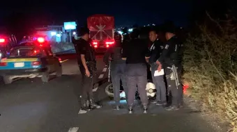 "El Gordo" se estrelló contra una patrulla en Izúcar y murió