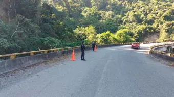 Hallan restos humanos en la México-Tuxpan