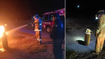 Explosión por acumulación de gas deja a una mujer gravemente herida en Aljojuca