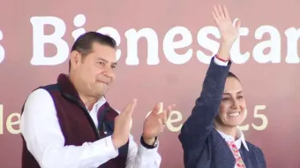 Armenta felicita por sus primeros 100 días de gobierno a la presidenta Claudia Sheinbaum