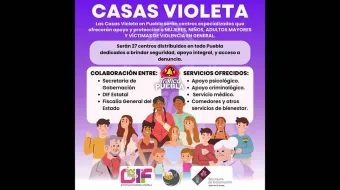  Se pondrá freno a la violencia contra mujeres y niños con Casas Violeta 