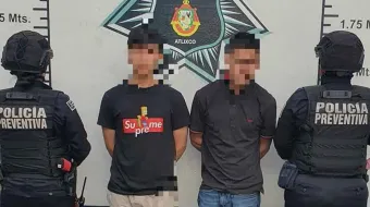 En Atlixco, capturan a dos asaltantes tras intento de robo