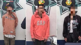 Atrapan a 3 sujetos por robos de motos en Atlixco