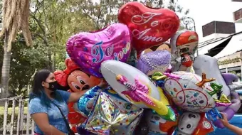 Acabaron los años maravillosos en la venta de globos en Texmelucan