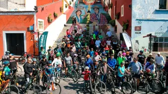 Atlixco celebra su primera Rodada Patrimonial con gran éxito