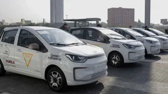 Ya circulan en Puebla transporte público eléctrico e híbrido